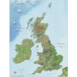 Buy British Isles UK County map Illustrator AI, 1m scale with detailed ...