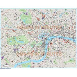 Buy London Deluxe city map in Illustrator CS or PDF format Online