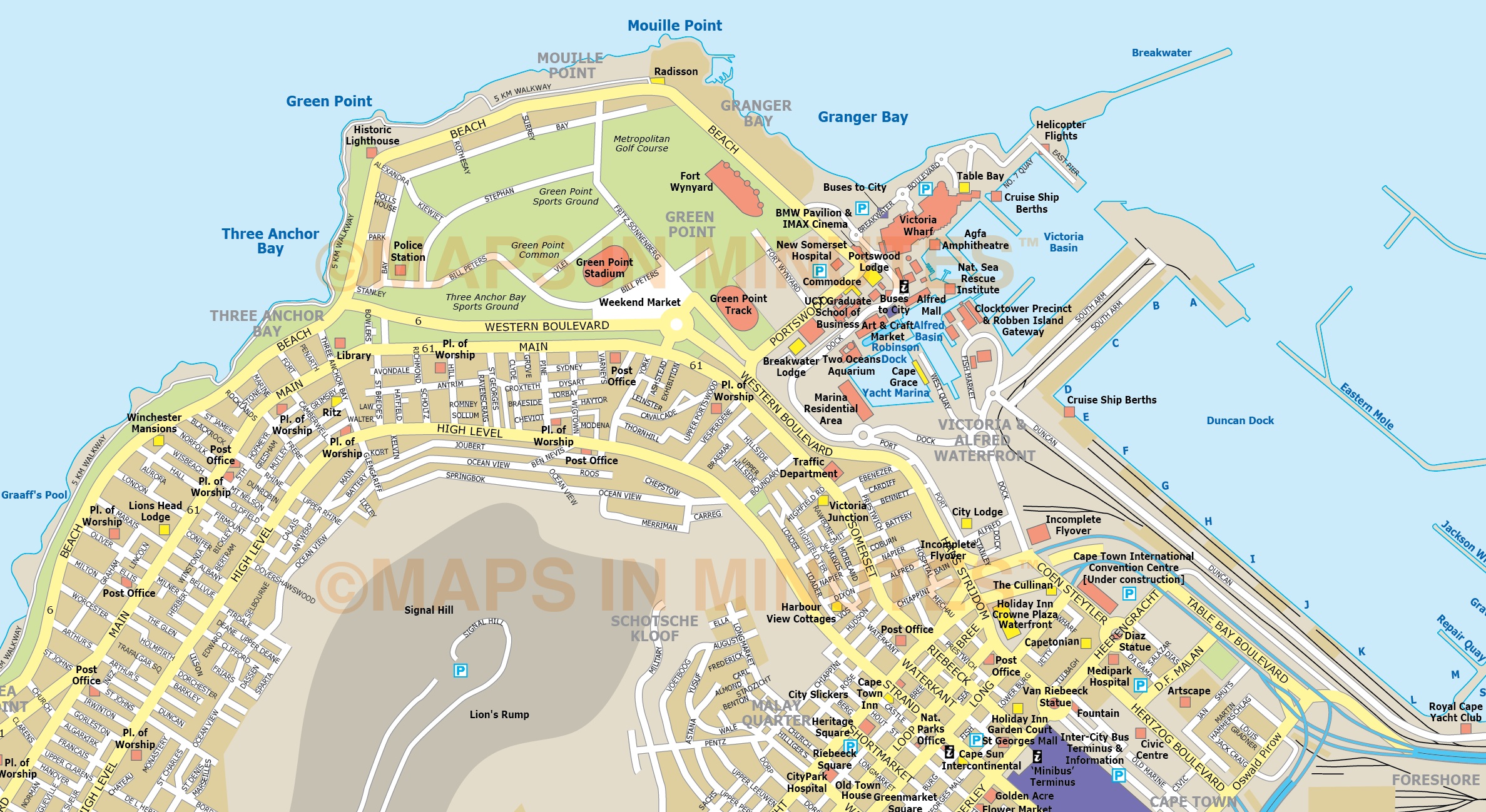 cape town map pdf illustrator maps vector format formats cs